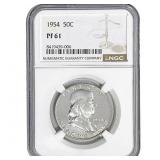 1954 Franklin Half Dollar NGC PF61