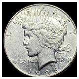 1928 Peace Silver Dollar CLOSELY UNCIRCULATED