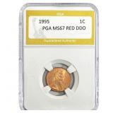 1995 Lincoln Memorial Cent PGA MS67 RED DDO