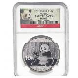 2017 Sliver 10Y China Panda NGC MS69
