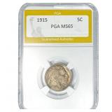 1915 Buffalo Nickel PGA MS65