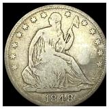 1848-O Silver Half Dollar NICELY CIRCULATED