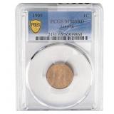 1909 Wheat Cent PCGS MS65 RD