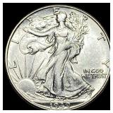 1939 Silver Half Dollar Walking Liberty UNCIRCULAT