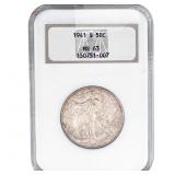 1941-S Walking Liberty Half Dollar NGC MS63