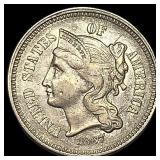 1867 Nickel Three-Cent Piece UNCIRCULATED