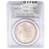 1883-CC Morgan Silver Dollar PCGS MS64