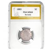 1883 Liberty Victory Nickel PGA MS64 No Cents