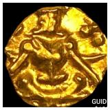 1638-1812 India Mysore .012 Gold Fanam UNCIRCULATE