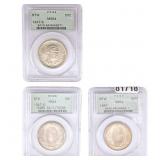 [3 Coins] 1947-D,S Booker T Half Dollar PCGS MS64