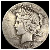 1935 Silver Peace Dollar NICELY CIRCULATED