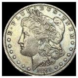 1891-O Silver Morgan Dollar NEARLY UNCIRCULATED