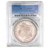 1879-S Morgan Silver Dollar PCGS MS65