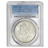 1878 7TF Morgan Silver Dollar PCGS MS63