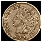 1864 Indian Head Cent (Bronze) ABOUT UNCIRCULATED