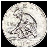 1925-S Silver California Diamond Jubilee Half Doll