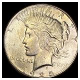 1925 Peace Silver Dollar CHOICE AU