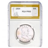 1954 Franklin Half Dollar PGA PR66