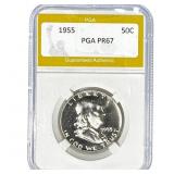 1955 Franklin Half Dollar PGA PR67