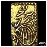 Japan 1832-1858 Gold 2 Shu CLOSELY UNCIRCULATED