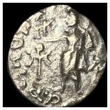 Indo-Scythian 59-12 BC Silver drachm NEARLY UNCIR