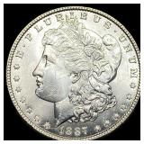1887 Silver Morgan Dollar CHOICE BU