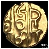 1638-1812 India Mysore .012 Gold Fanam UNCIRCULATE