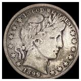 1899-O Silver Barber Half Dollar NICELY CIRCULATED