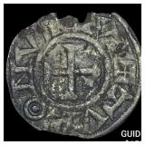 12th Cent. Abbey of St. Martin Silver Denier