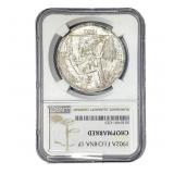 1902A France Indochina Silver 1 Piastre Chopmarked