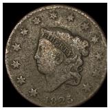 1825 Coronet Head Large Cent NICELY CIRCULATED