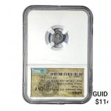 Judaea ALex Jannaeus 103-76 BC Bronze Prutah NGC