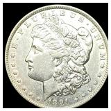 1891-CC Silver Morgan Dollar CLOSELY UNCIRCULATED