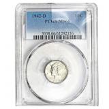 1942-D Mercury Silver Dime PCGS MS66