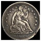 1850-O Silver Half Dime NEARLY UNCIRCULATED