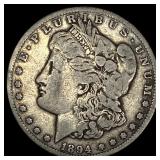 1894-S Silver Morgan Dollar LIGHTLY CIRCULATED