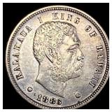 1883 Hawaii Silver Dime CLOSELY UNCIRCULATED