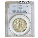 1946-D Walking Liberty Half Dollar PCGS MS65