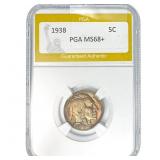 1938 Buffalo Nickel PGA MS68+