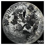 1799 Colonial Spain Silver 8 Reales Chopmarks NEAR