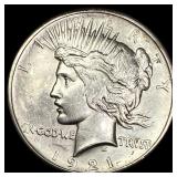 1921 Silver Peace Dollar CLOSELY UNCIRCULATED