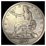 1877 Silver Trade Dollar LIGHTLY CIRCULATED