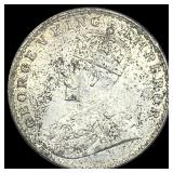 1919 British-India Silver Rupee UNCIRCULATED