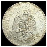 1932 Mexico Silver 1 Peso CLOSELY UNCIRCULATED