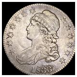 1833 Capped Bust Half Dollar NEARLY UNCIRCULATED
