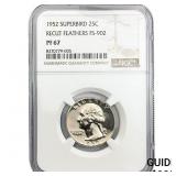 1952 Washington Silver Quarter NGC PF67