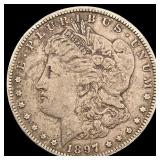1897-O Silver Morgan Dollar ABOUT UNCIRCULATED