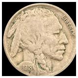 1918-S Buffalo Nickel LIGHTLY CIRCULATED
