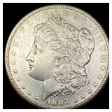 1887-S Silver Morgan Dollar CLOSELY UNCIRCULATED