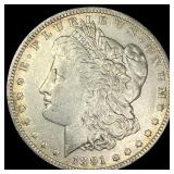 1891-O Silver Morgan Dollar CLOSELY UNCIRCULATED